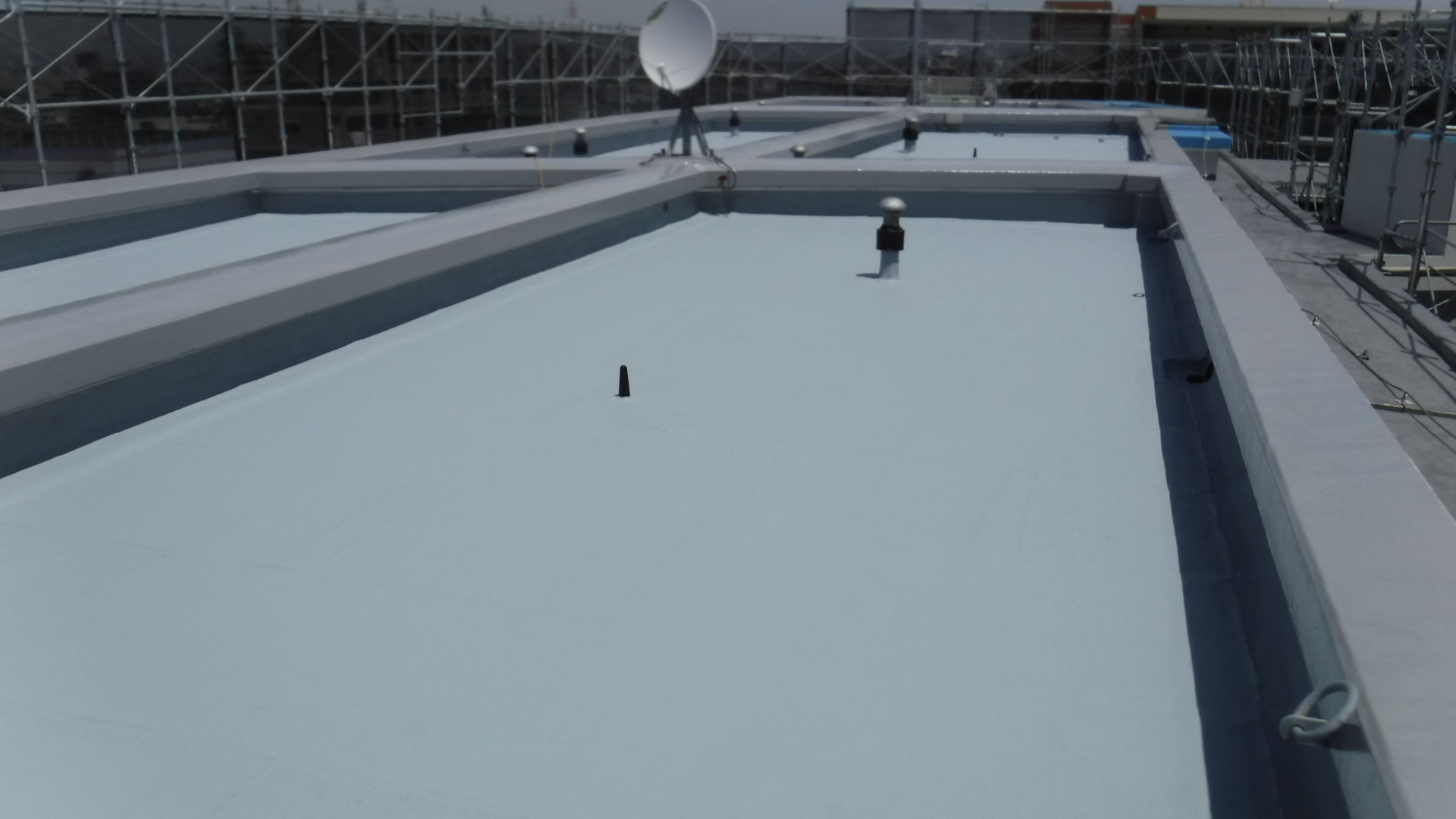 大阪市此花区マンション屋上防水工事