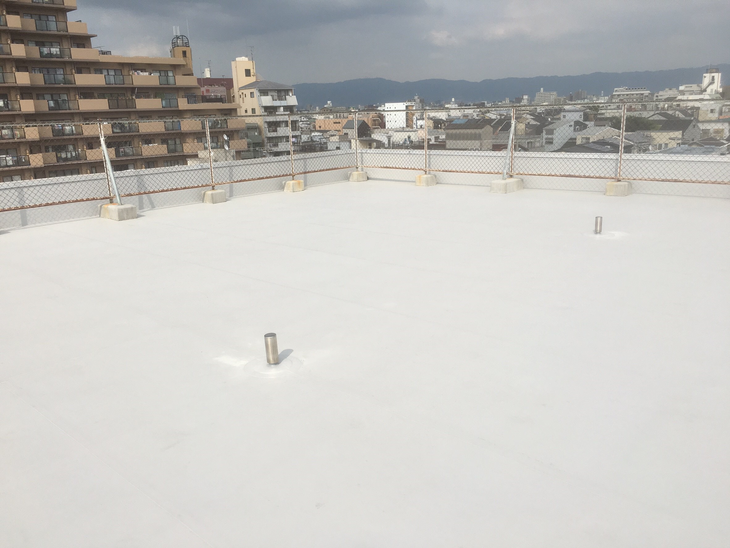大阪市淀川区 工場屋上防水工事