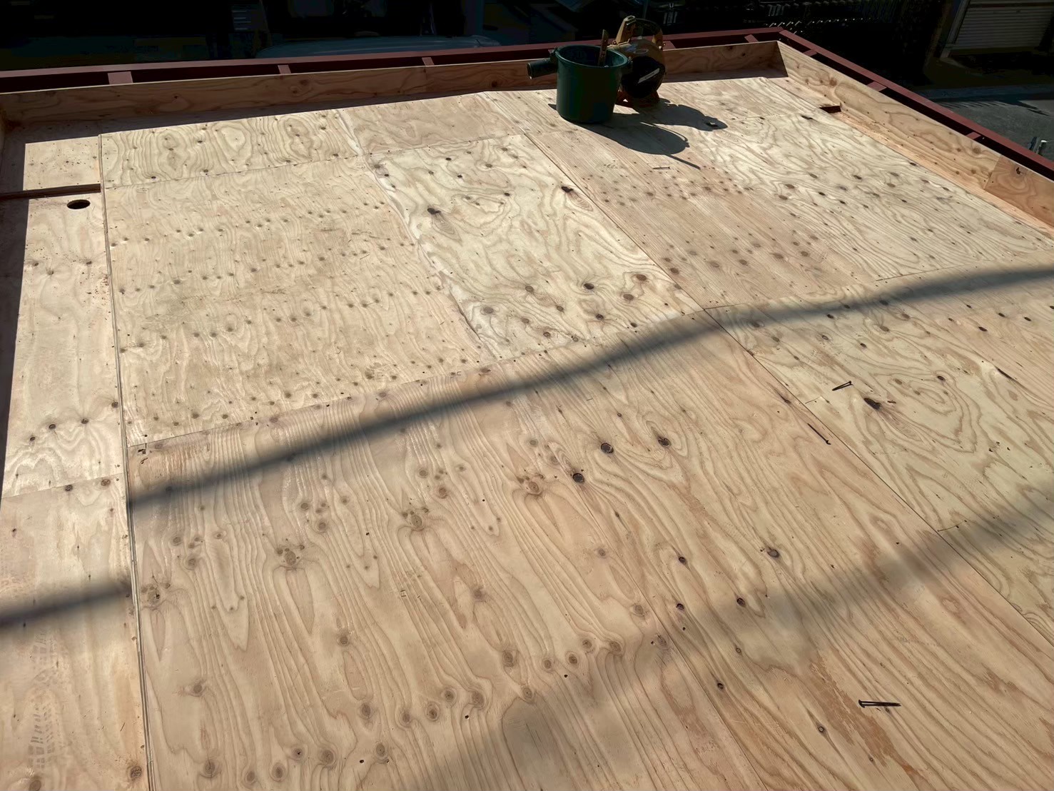 京都市新築物件屋根防水工事