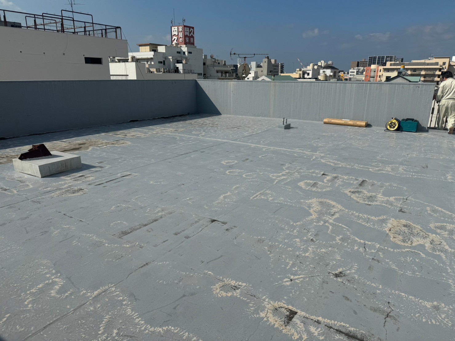 和歌山市ハイツ屋上防水工事